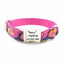 Graffiti Pink Personalized Dog Collar Set - iTalkPet