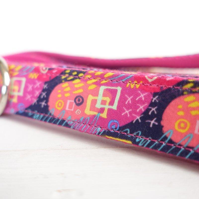 Graffiti Pink Personalized Dog Collar Set - iTalkPet