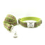 Green Plaid Personalized Dog Collar Set - iTalkPet