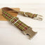 Green Tree Plaid Personalized Dog Collar Set - iTalkPet