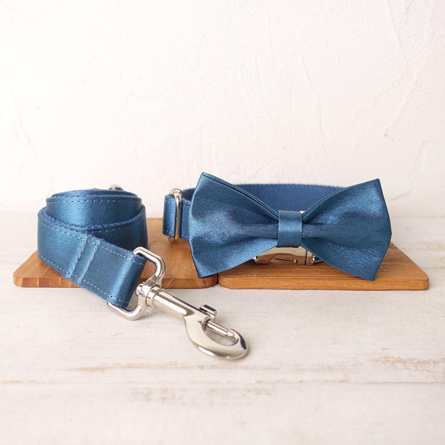 Ice Navy Personalized Dog Collar Set - iTalkPet