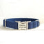Navy Suit Personalized Dog Collar Set - iTalkPet