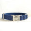 Navy Suit Personalized Dog Collar Set - iTalkPet