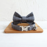 Personalized Boy Cat Collar with Bow Tie - iTalkPet