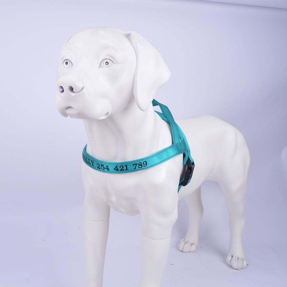 Personalized Dog Harness - Reflective Adjustable Customized Pet Harness - iTalkPet