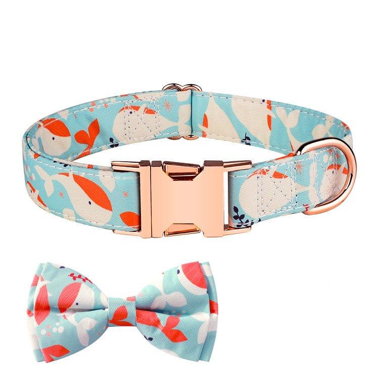 Personalized Female Dog Collar with Bow Tie - iTalkPet