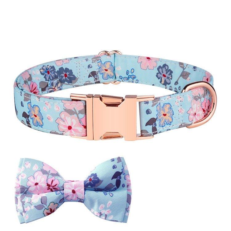 Personalized Female Dog Collar with Bow Tie - iTalkPet