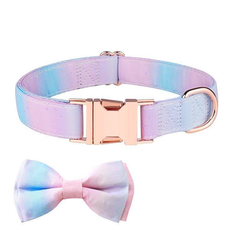 Personalized Female Dog Collar with Bow Tie - iTalkPet