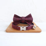 Personalized Pet Cat Collar with Bow Tie - iTalkPet