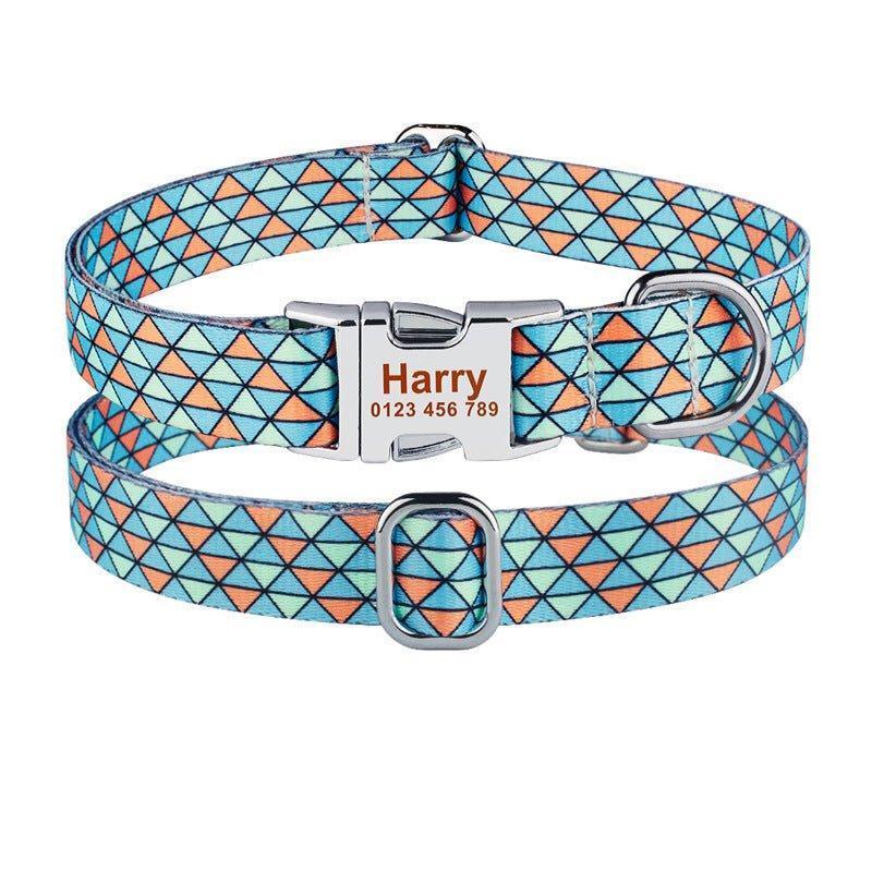 Personalized Print Custom Dog Collar - iTalkPet