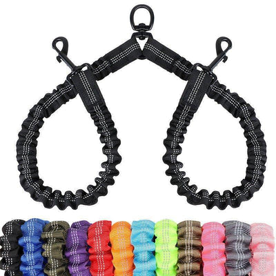 Pet Dog Double Leashes - No Tangle Dog Leash Coupler - iTalkPet