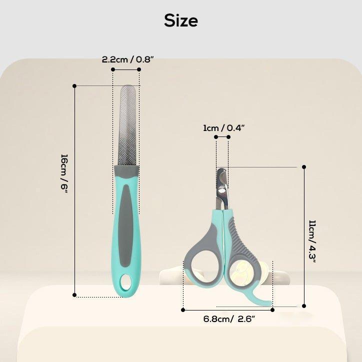 Pet Nail Clippers for Small Animals - Cat Nail Clippers & Claw Trimmer - iTalkPet