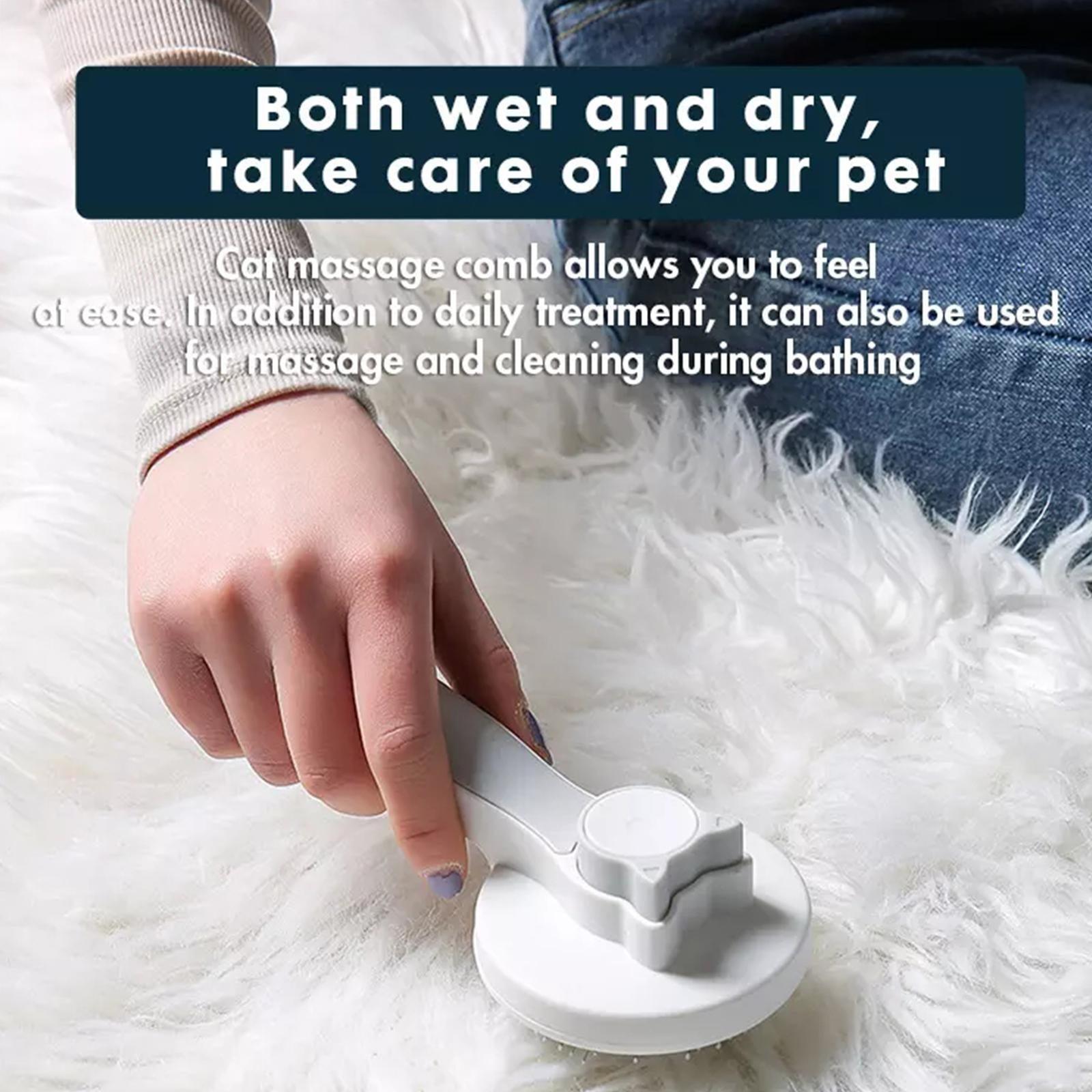 Pet Self Cleaning Slicker Brush Cat Grooming Comb - iTalkPet