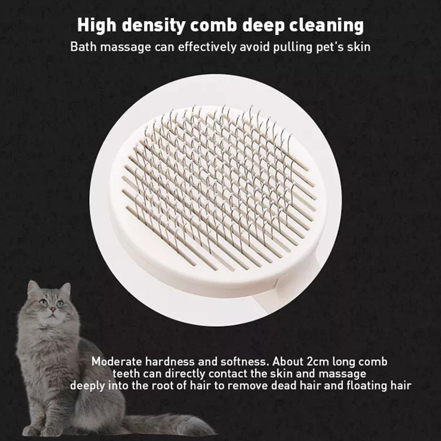 Pet Self Cleaning Slicker Brush Cat Grooming Comb - iTalkPet