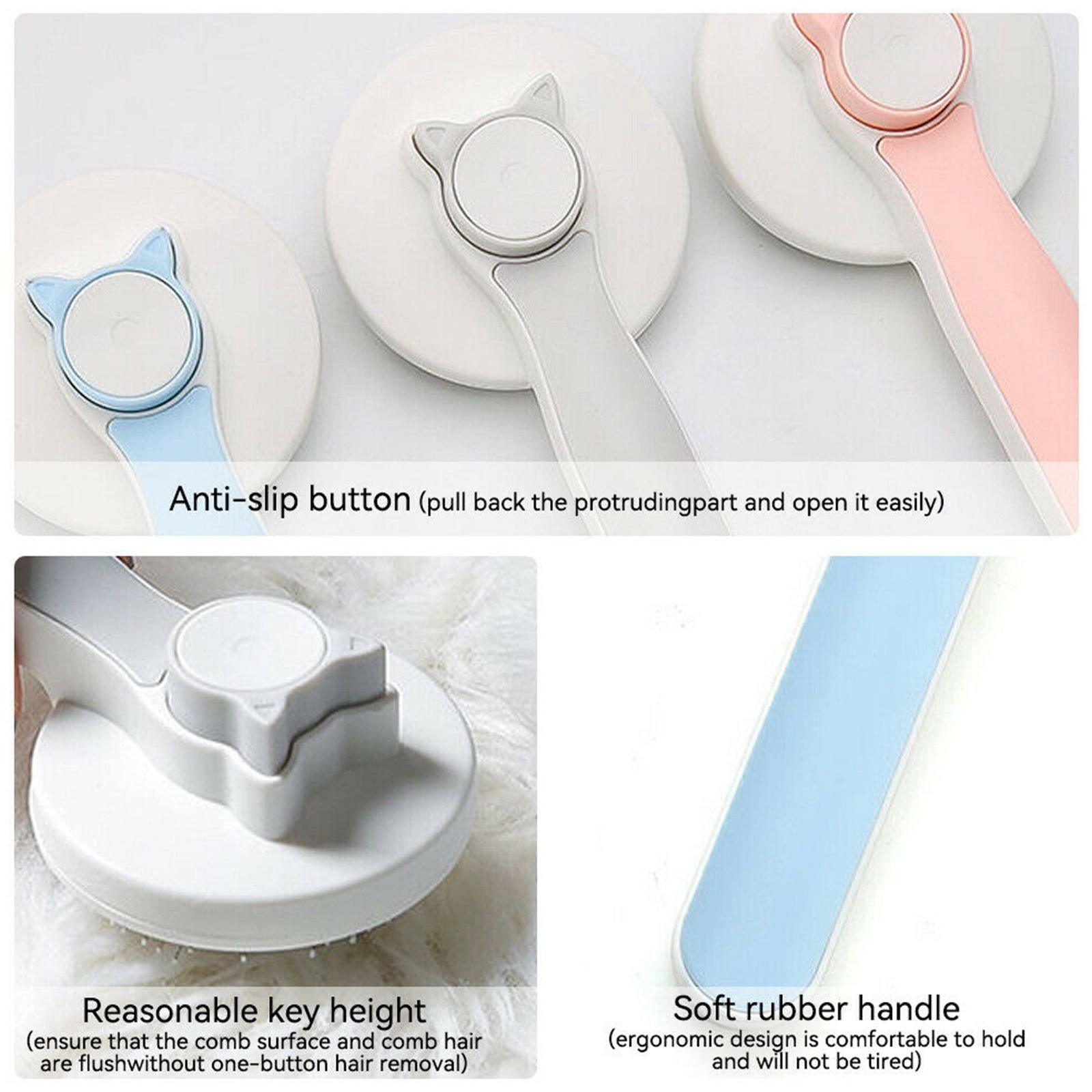 Pet Self Cleaning Slicker Brush Cat Grooming Comb - iTalkPet