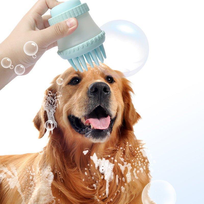 Pet Soft Gentle Silicone Bristle Cleaning Device - iTalkPet