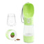 Portable Dog Water Bottle for Walking - Dog Travel Water Dispenser with Food Container - iTalkPet