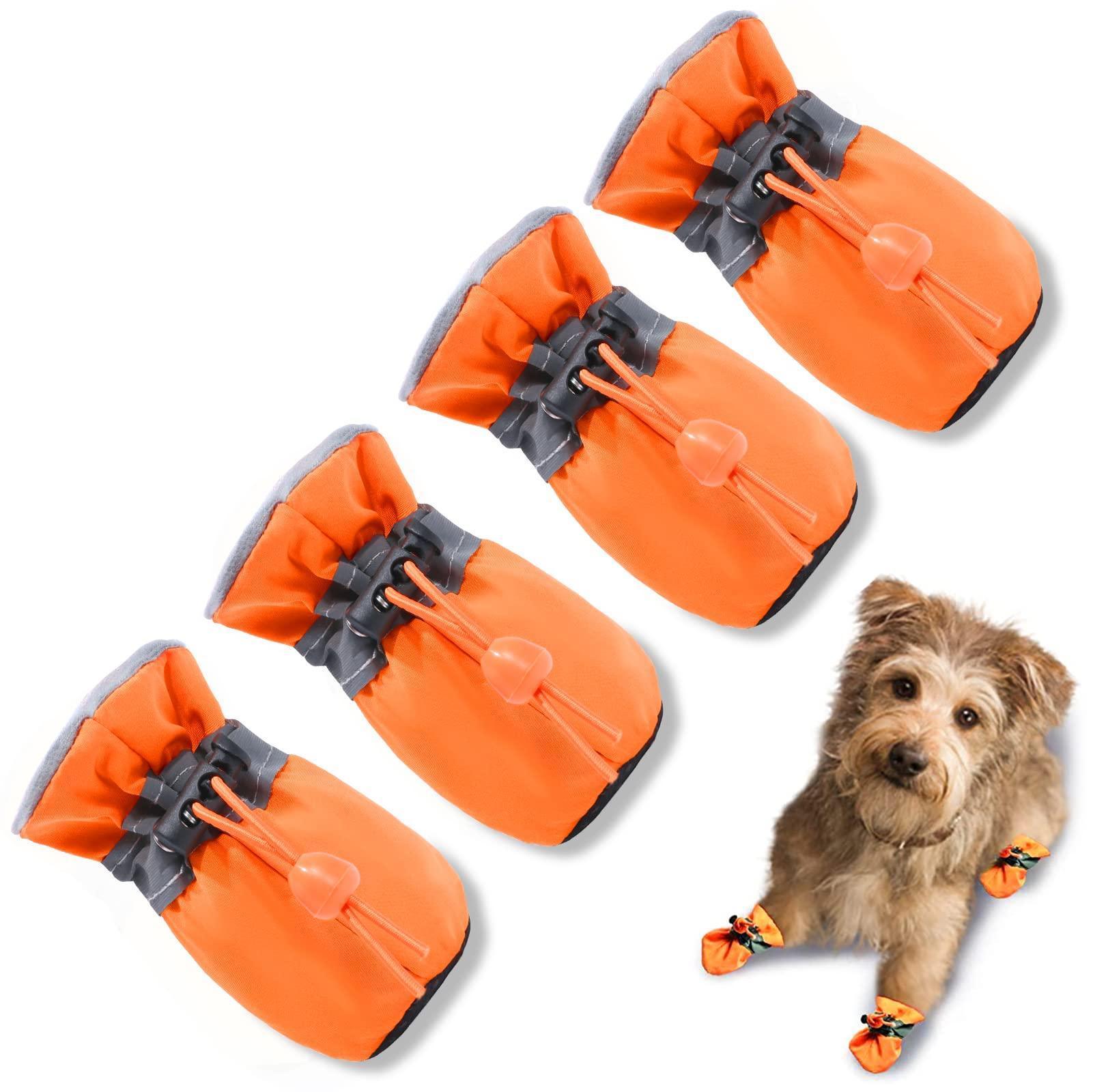 Protector with Reflective Strap Anti-Slip Dogs Boot 4PCS - iTalkPet