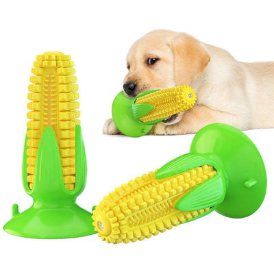 Puppy Teething Chew Toys Squeaky Corn Stick Tough Toys - iTalkPet