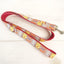 Red Bohemian Personalized Dog Collar Set - iTalkPet