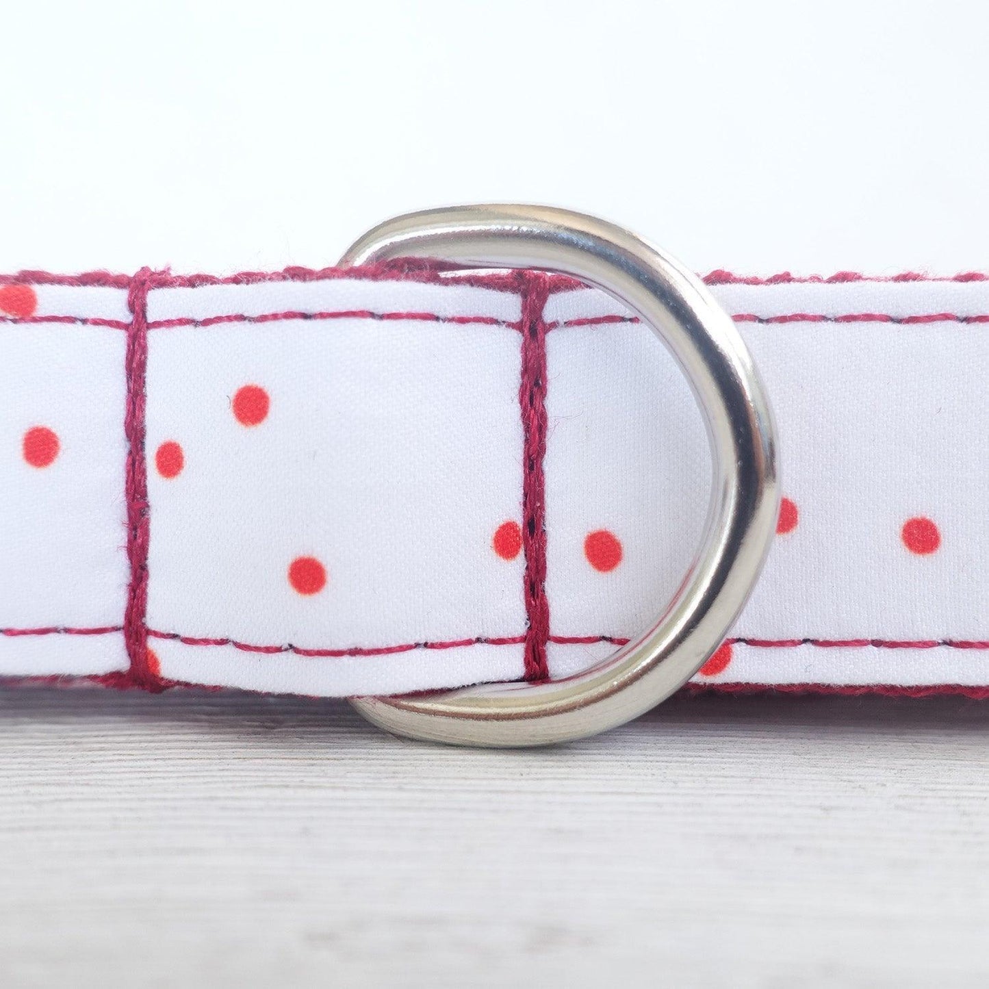 Red Ink White Personalized Dog Collar Set - iTalkPet