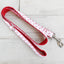 Red Leaf White Personalized Dog Collar Set - iTalkPet