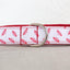 Red Leaf White Personalized Dog Collar Set - iTalkPet
