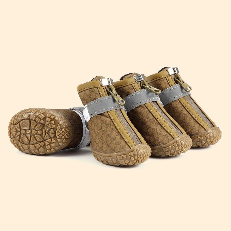 Reflective Small Dogs Boot - 4 PCS Waterproof Puppy Shoes - iTalkPet