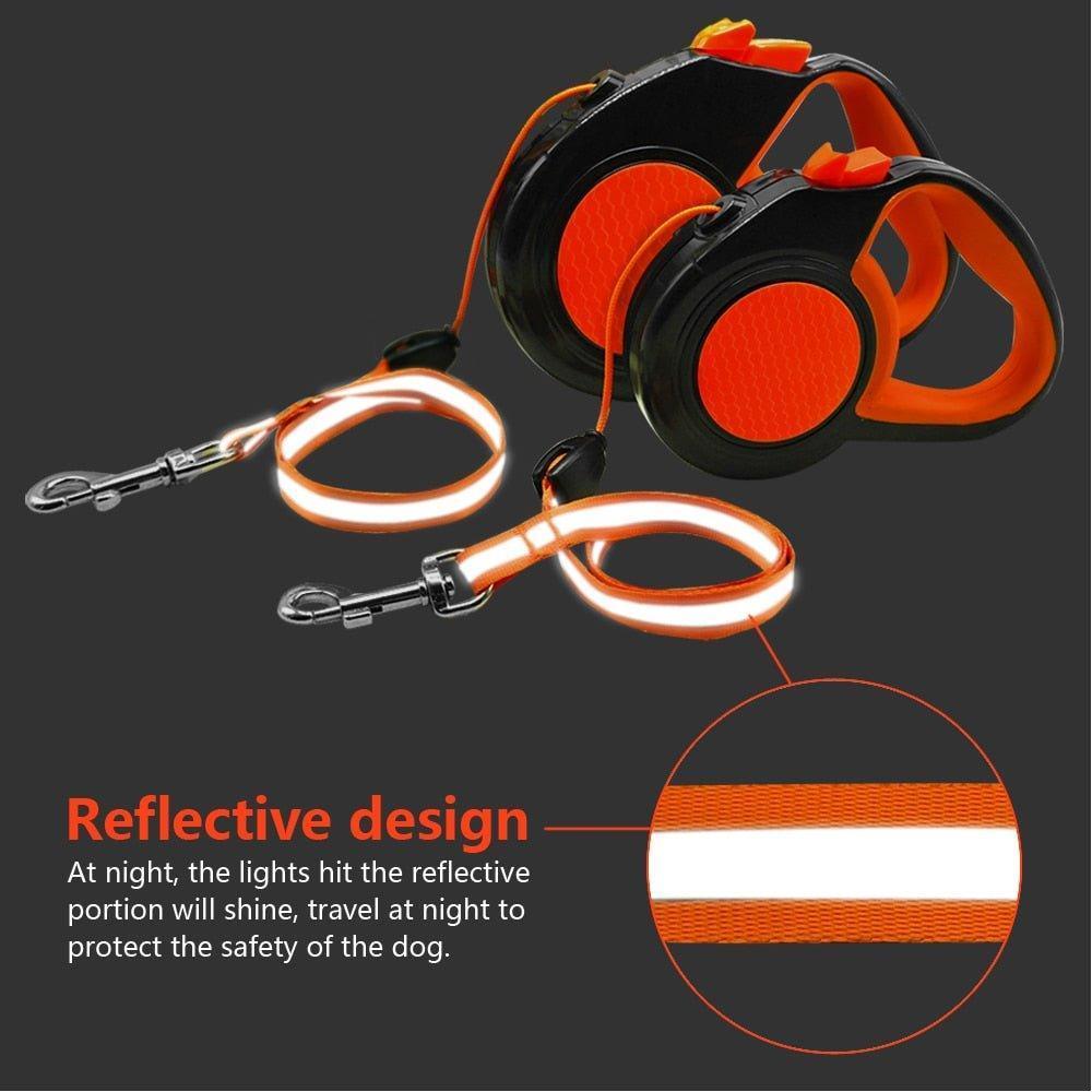 Retractable Automatic Extending Nylon Pet Dog Leash - iTalkPet