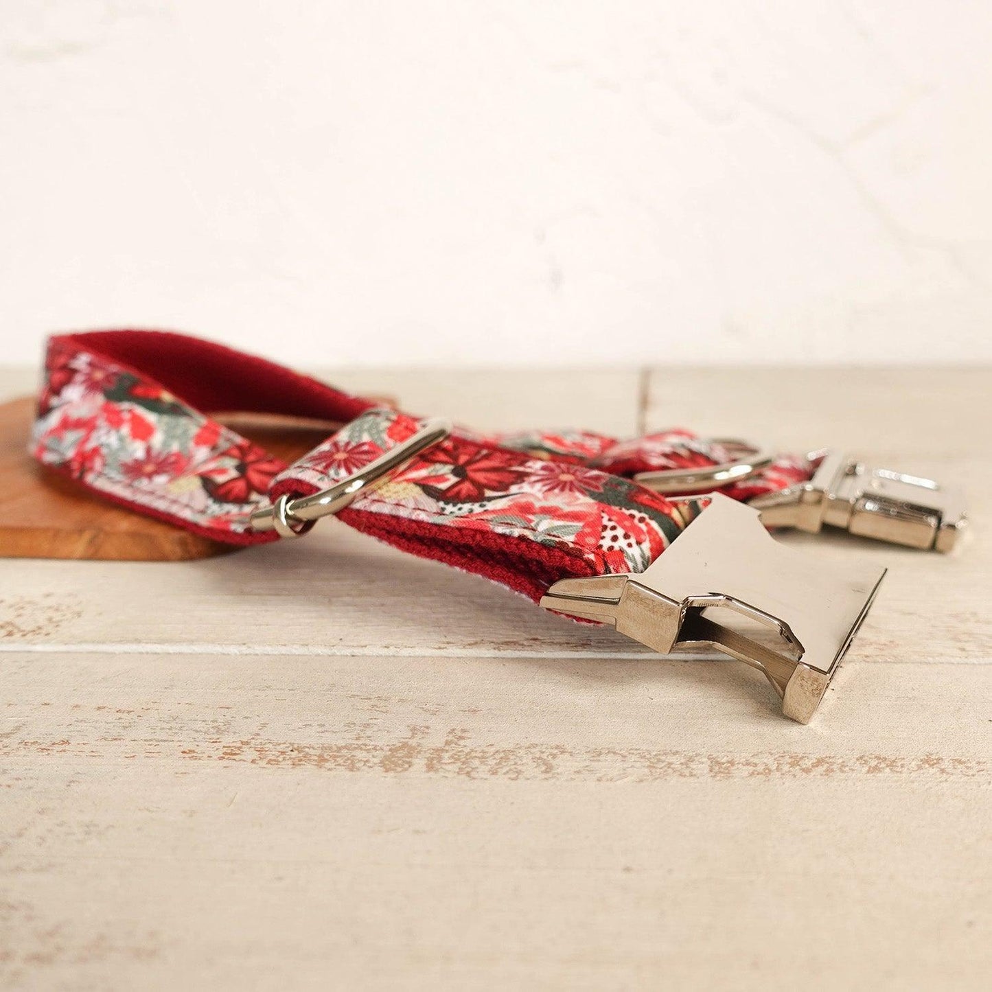 Rosa Red Personalized Dog Collar Set - iTalkPet