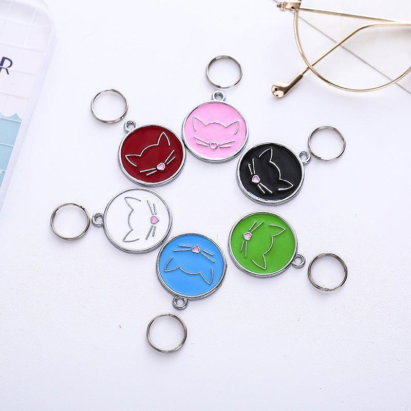 Round Personalized Cat ID Tag - iTalkPet