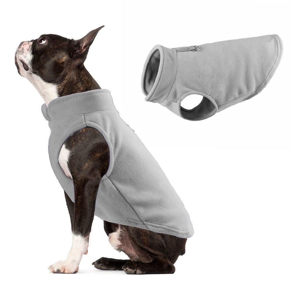 Soft Fleece Vest Dog Sweater - Warm Pullover Fleece Dog Jacket - iTalkPet