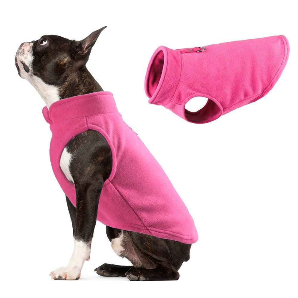 Soft Fleece Vest Dog Sweater - Warm Pullover Fleece Dog Jacket - iTalkPet