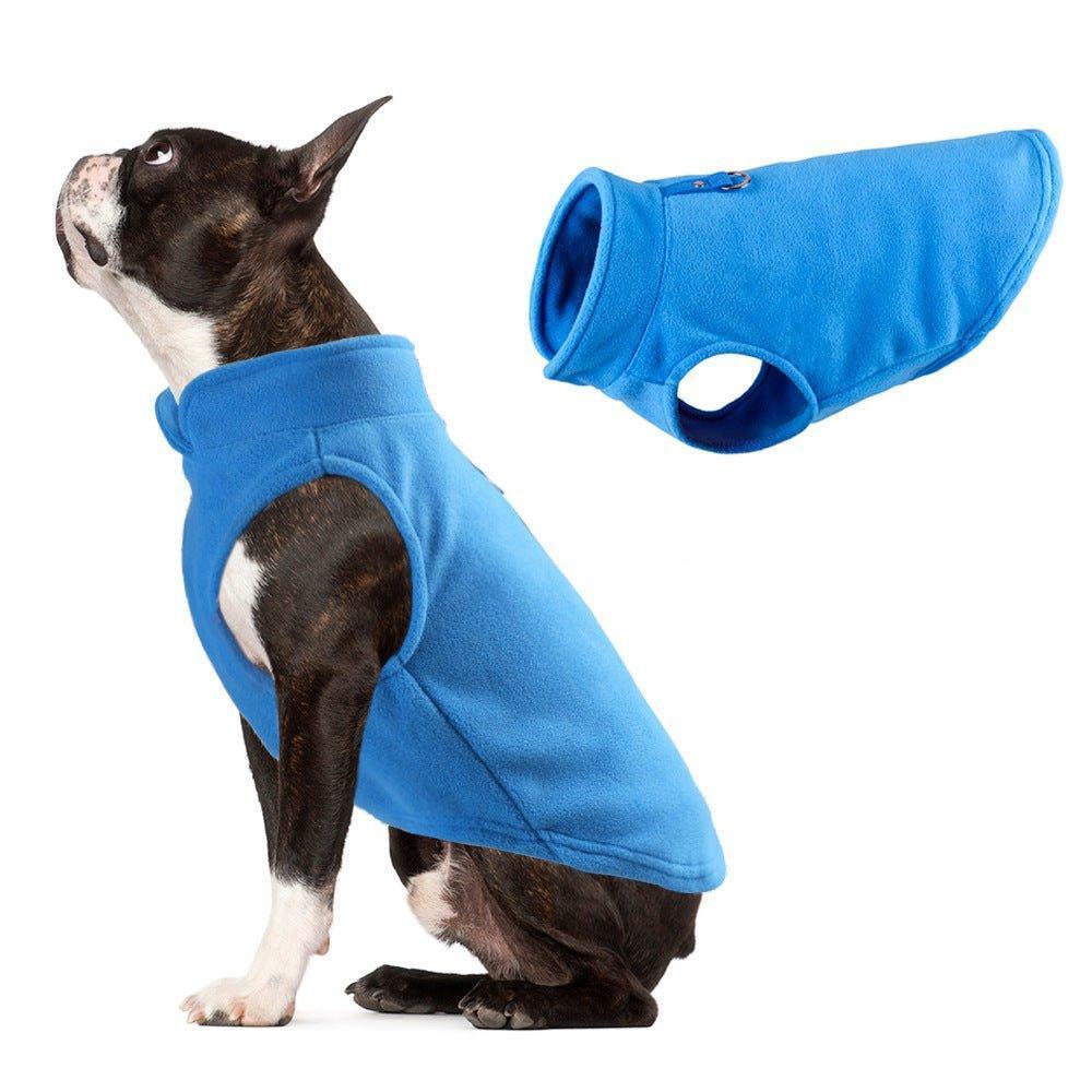 Soft Fleece Vest Dog Sweater - Warm Pullover Fleece Dog Jacket - iTalkPet