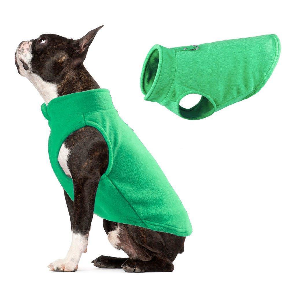 Soft Fleece Vest Dog Sweater - Warm Pullover Fleece Dog Jacket - iTalkPet