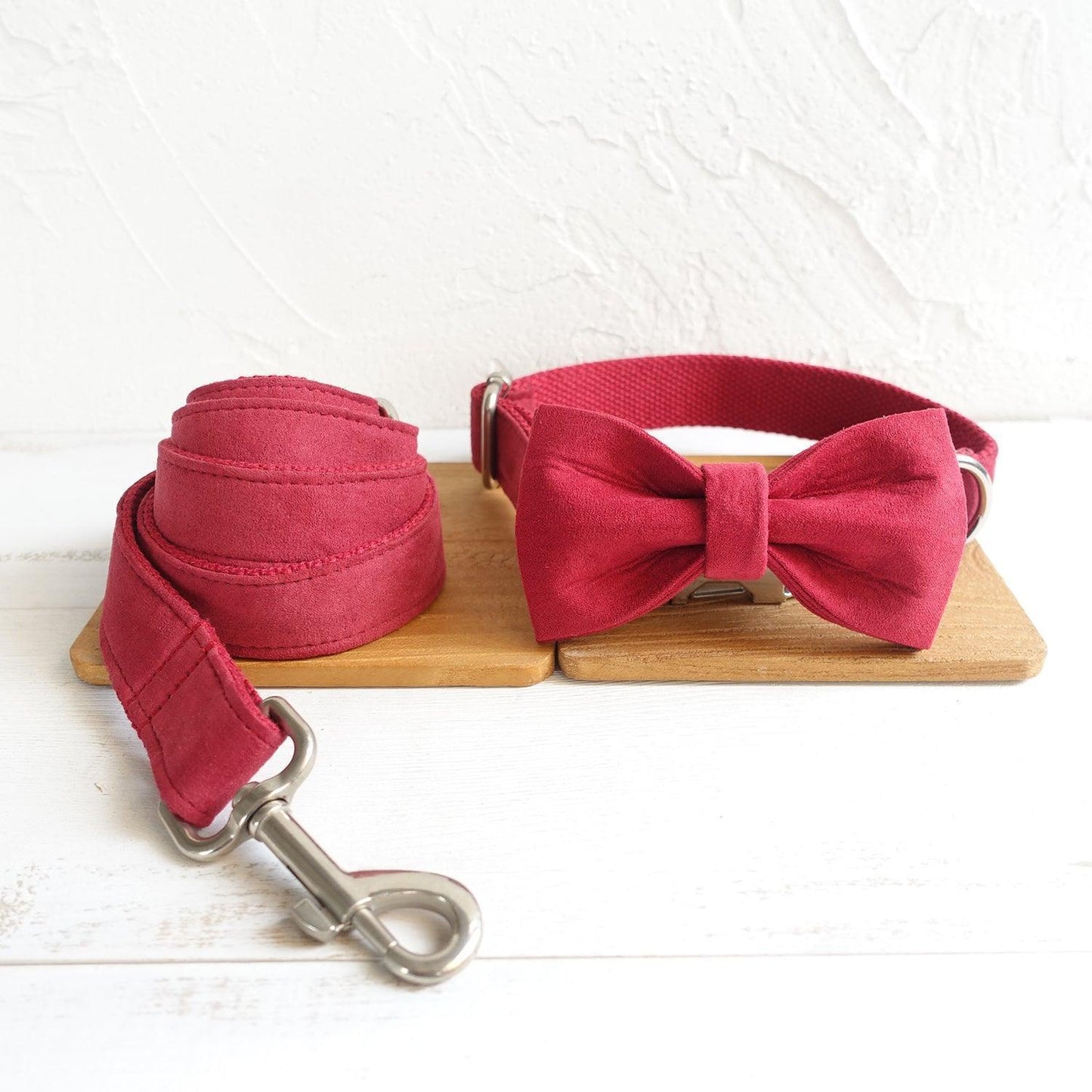 Solid Thickened Soft Personalized Dog Collar Set - iTalkPet