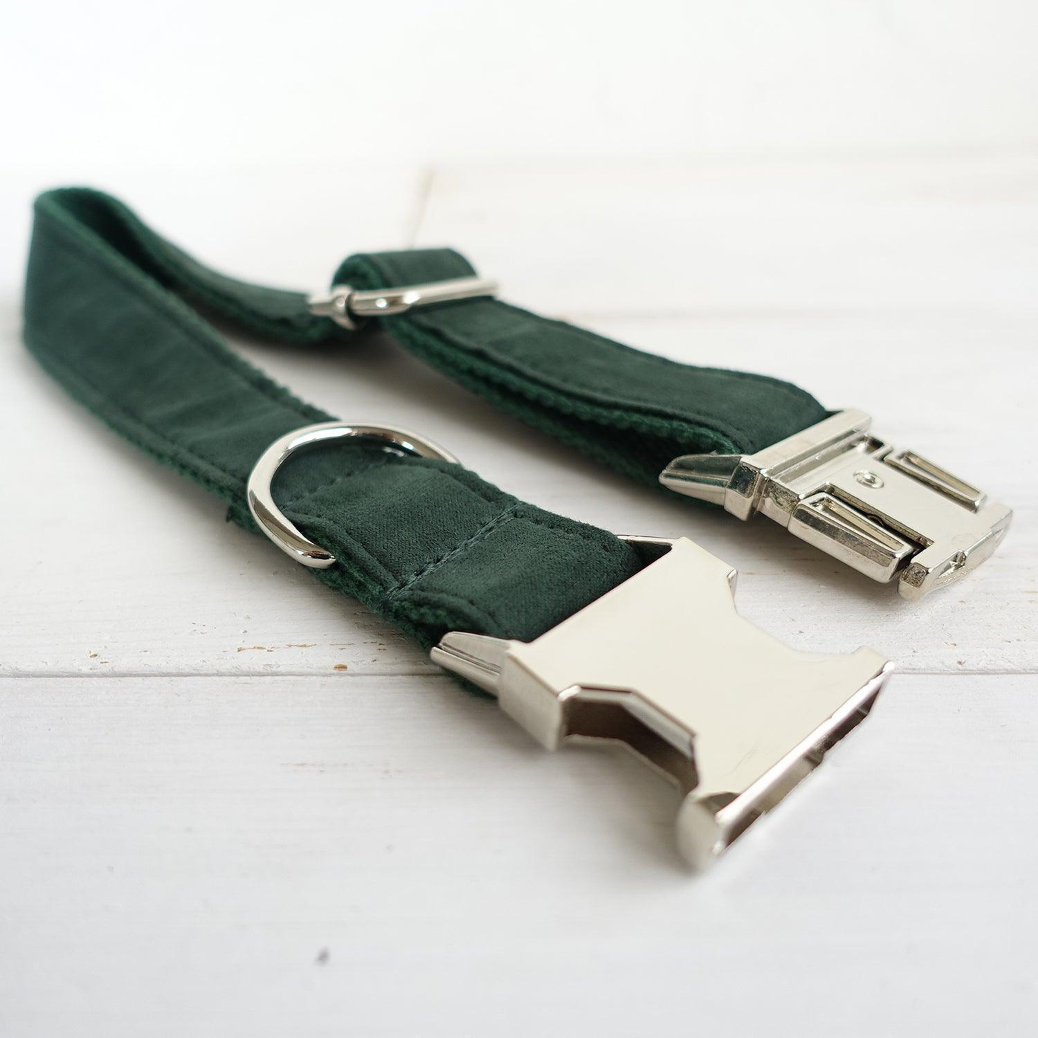 Solid Thickened Soft Personalized Dog Collar Set - iTalkPet