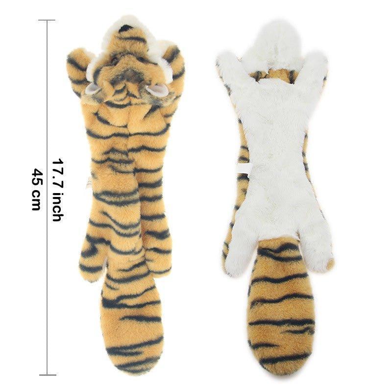 3 Pieces Squeak Cute Animal No Stuffing Plush Dog Chew Toys - iTalkPet