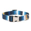 Stripe Custom Dog Collar Free Engraved Nameplate ID Tag - iTalkPet