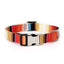 Stripe Custom Dog Collar Free Engraved Nameplate ID Tag - iTalkPet
