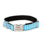 Stripe Personalized Nylon Dog Collar - Engraved Custom Pet Collars - iTalkPet