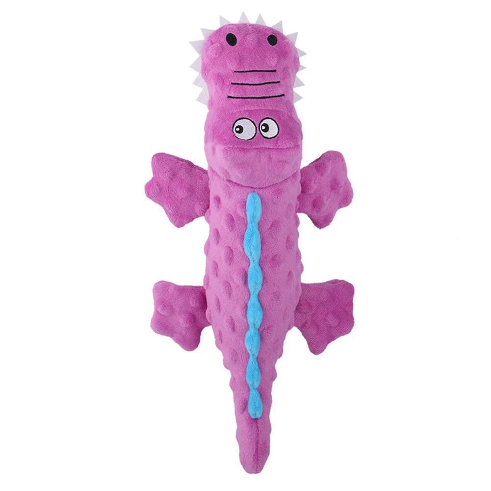 Stuffed Crocodile Plush Squeaker Dog Toy - iTalkPet