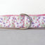 Tulbaghia Pink Personalized Dog Collar Set - iTalkPet