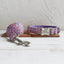 Tulips Purple Personalized Dog Collar Set - iTalkPet