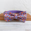 Tulips Purple Personalized Dog Collar Set - iTalkPet