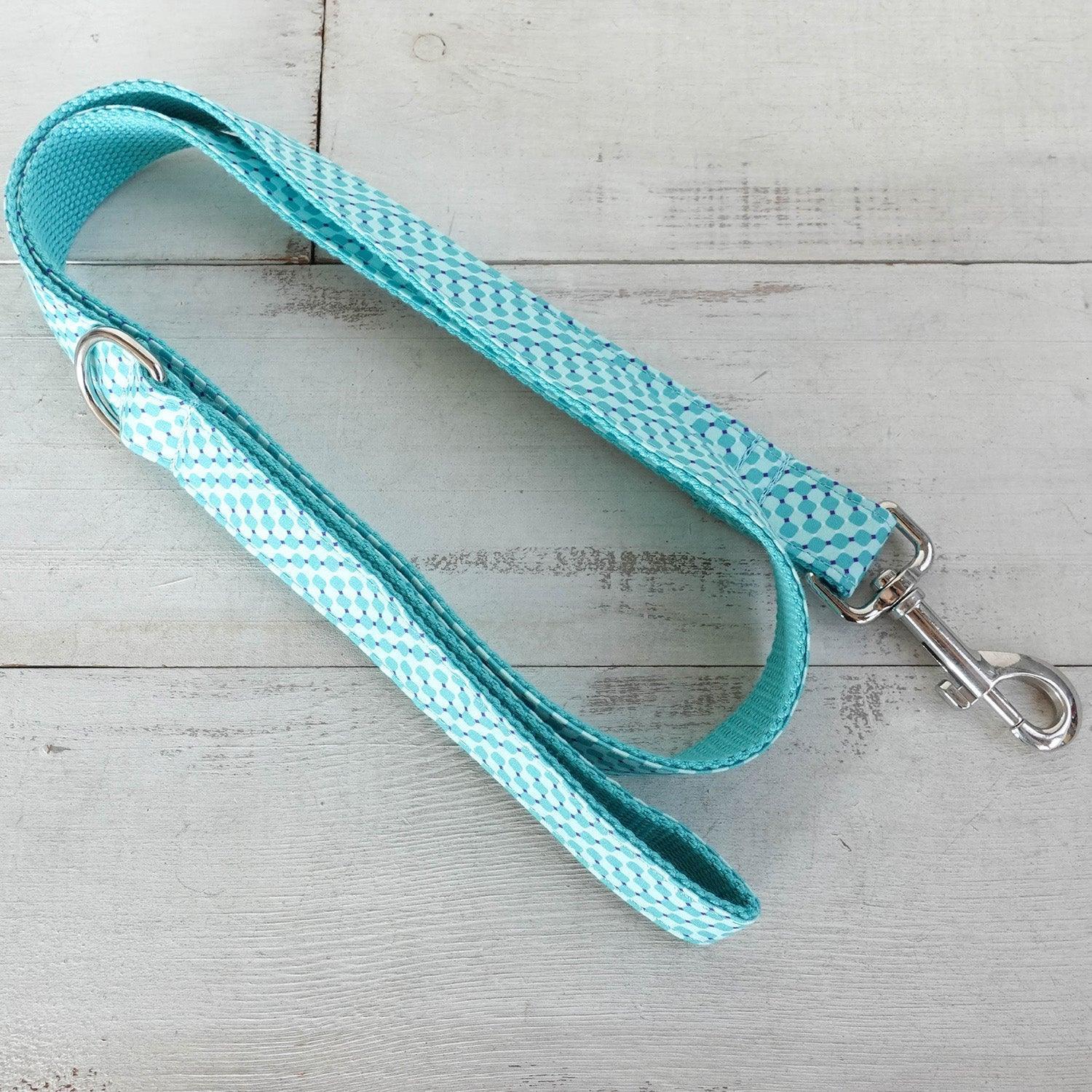 Water Poor Blue Personalized Dog Collar Set - iTalkPet