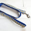 Yellow Plaid Blue Personalized Dog Collar Set - iTalkPet