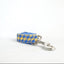 Yellow Plaid Blue Personalized Dog Collar Set - iTalkPet