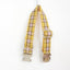 Yellow Plaid Personalized Dog Collar Set - iTalkPet